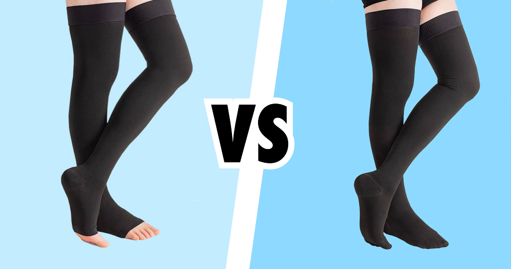 Bas de Contention Pied Ouvert ou Pied Fermé : Quel Modèle Choisir ?